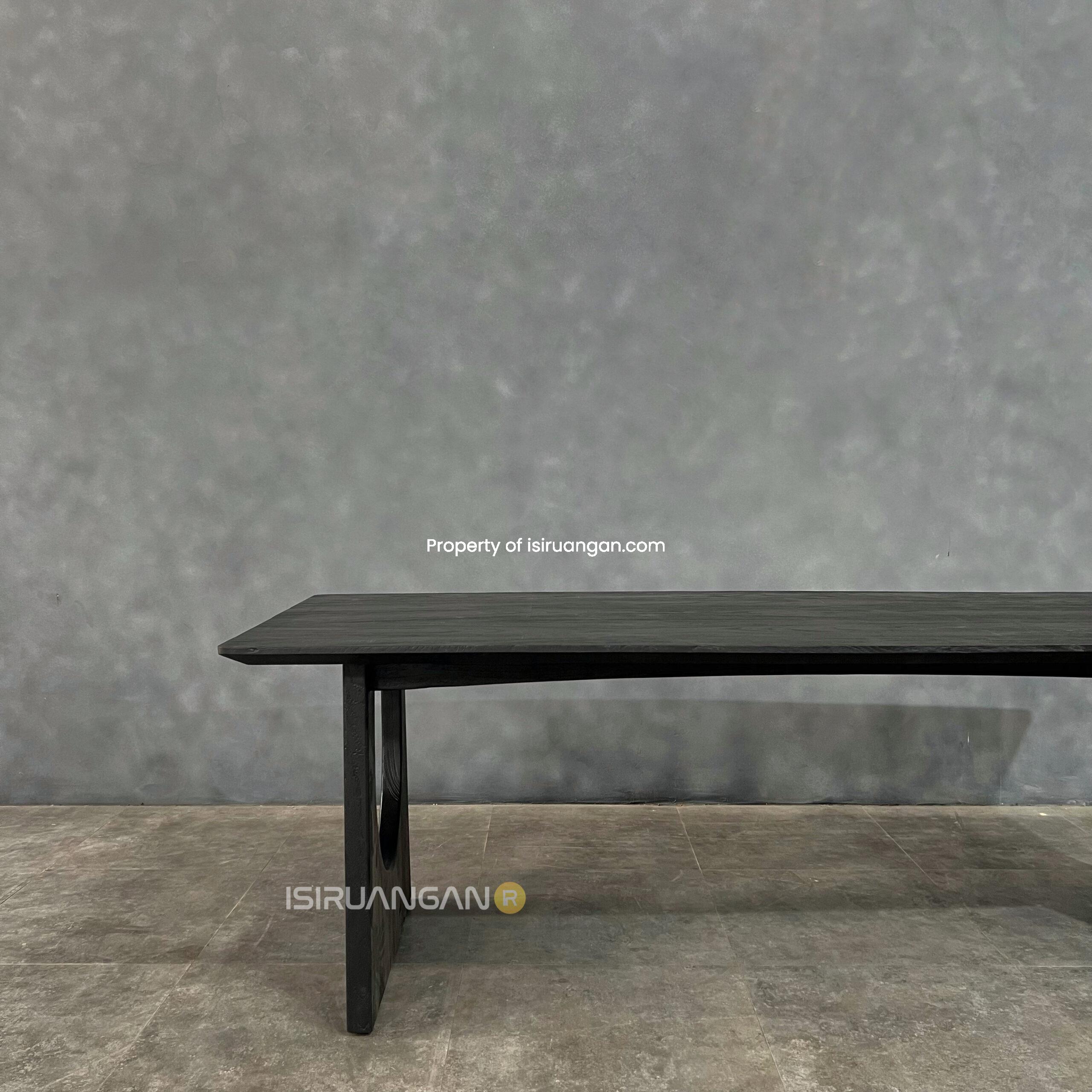 Meja Makan Kayu Jati Rustic meja kayu jati rustic