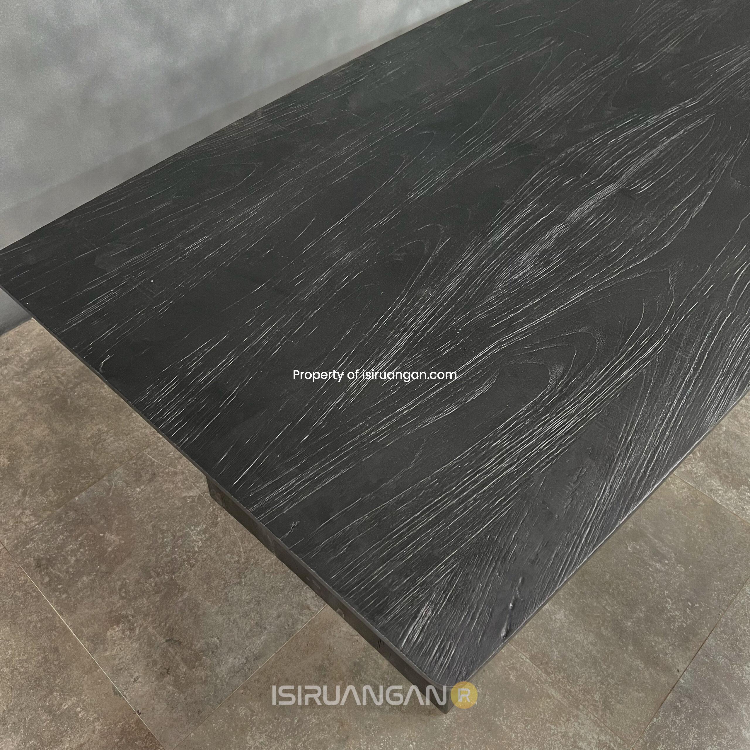 Meja Makan Kayu Jati Rustic meja kayu jati rustic