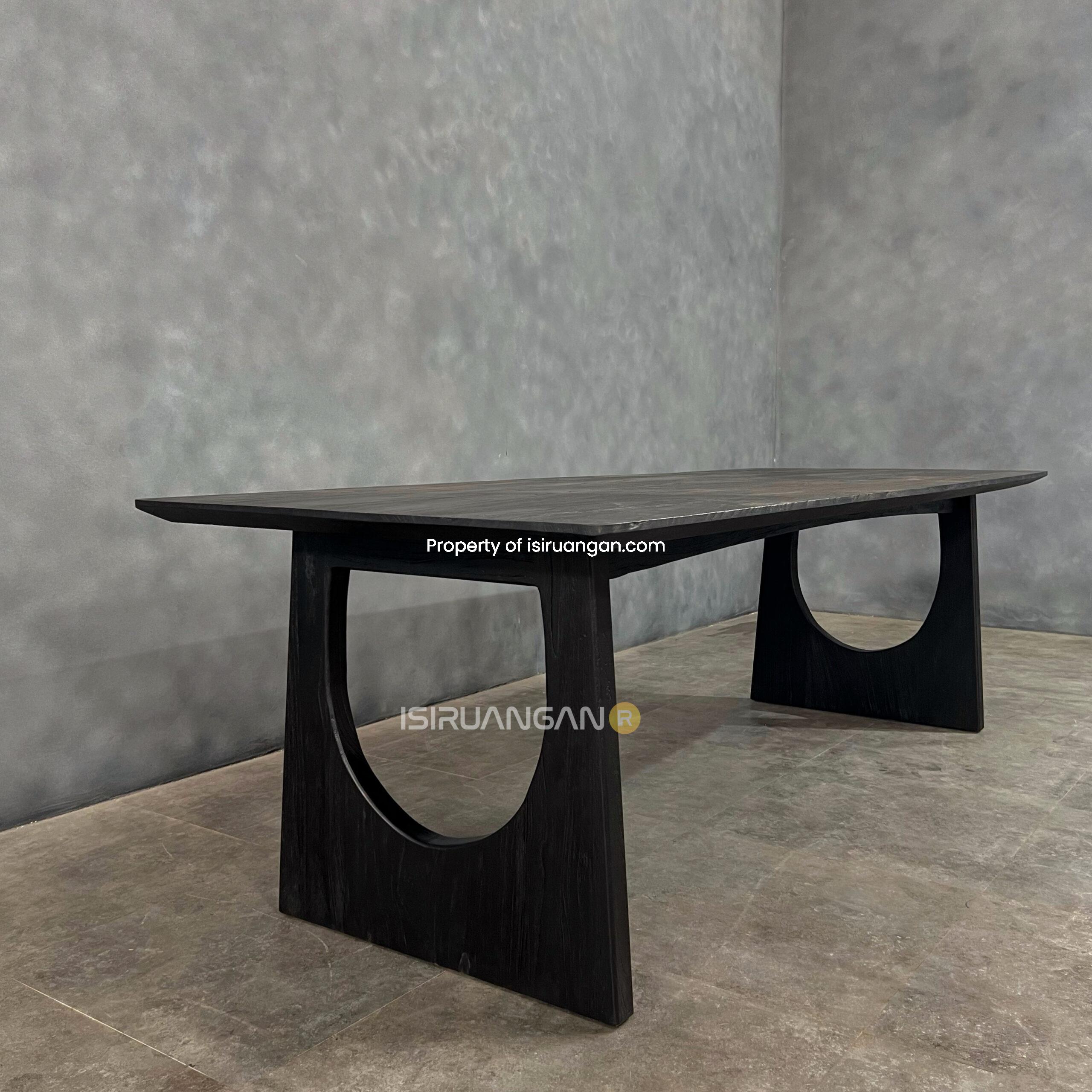 Meja Makan Kayu Jati Rustic meja kayu jati rustic