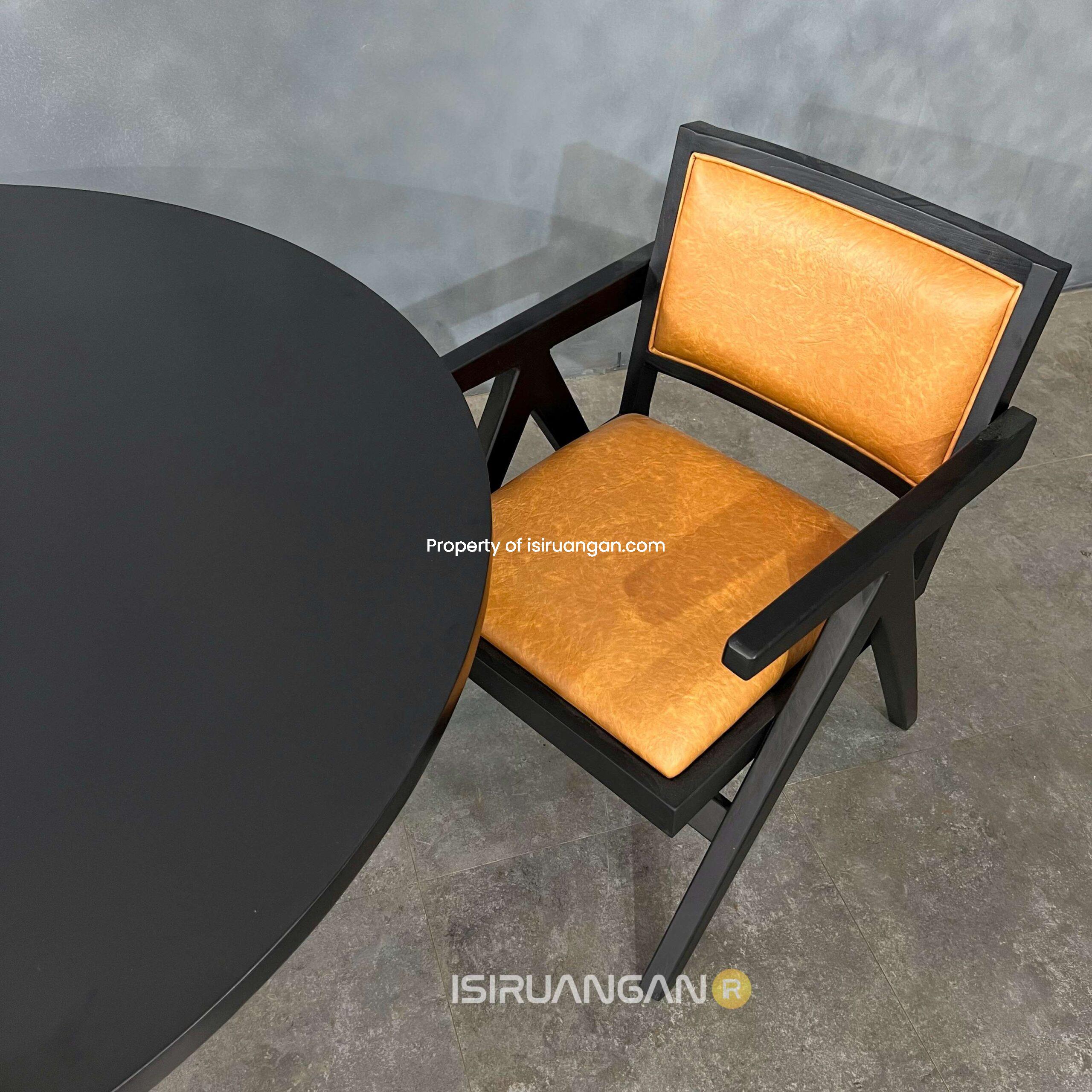 Meja bundar hitam kayu jati meja bundar hitam kayu jati