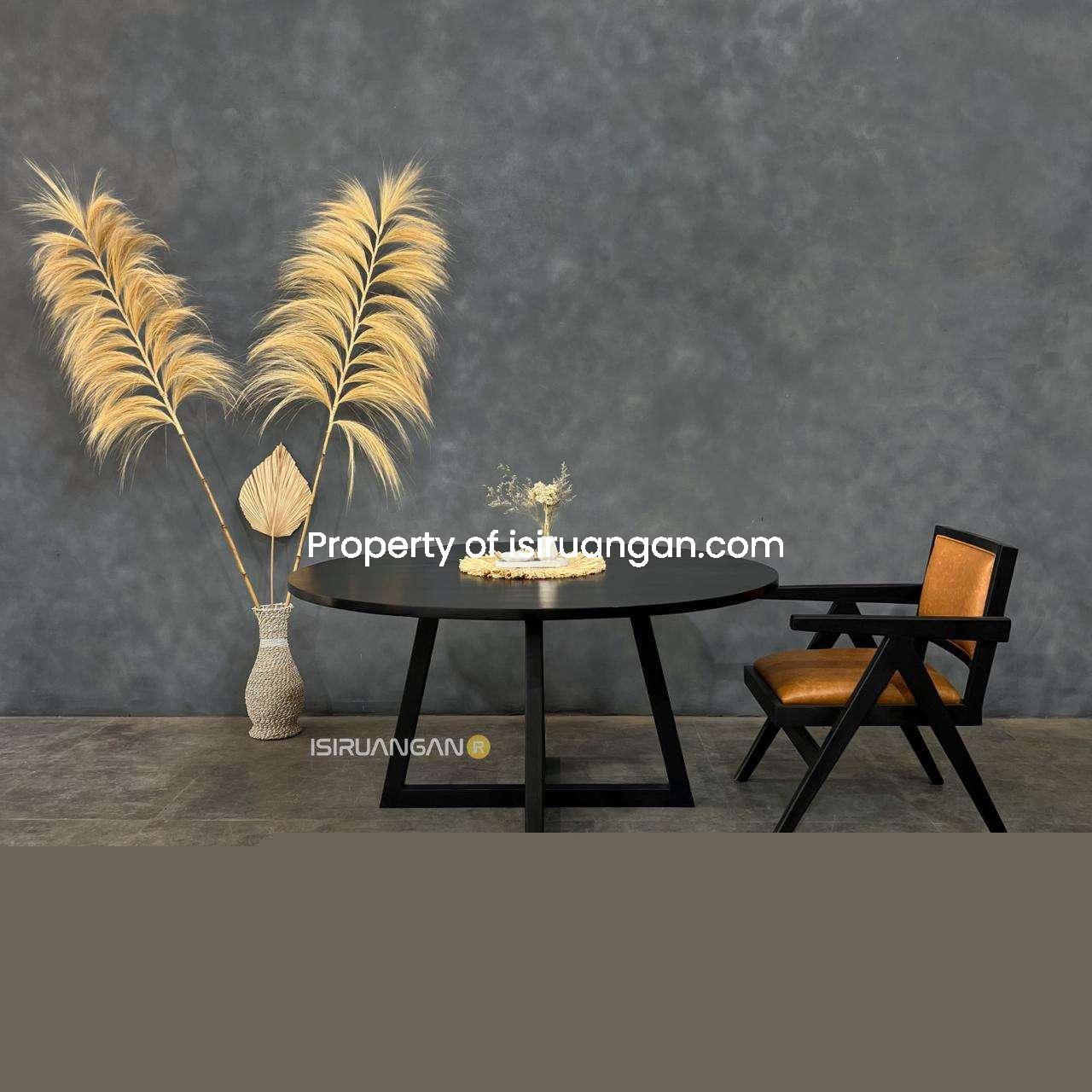 Round Teak dining table Round Teak dining table - Gambar 11