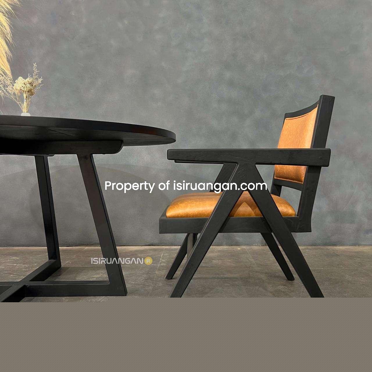 Round Teak dining table Round Teak dining table - Gambar 9