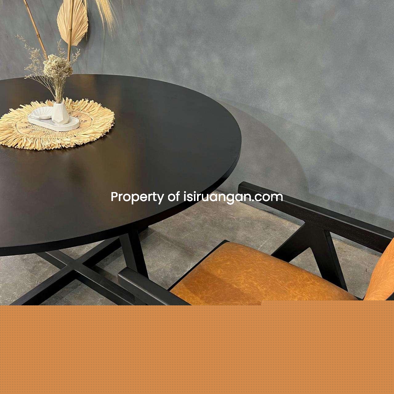 Round Teak dining table Round Teak dining table - Gambar 8