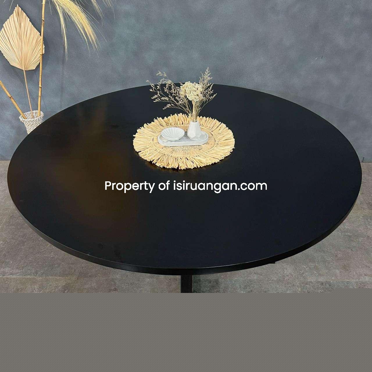 Round Teak dining table Round Teak dining table - Gambar 5