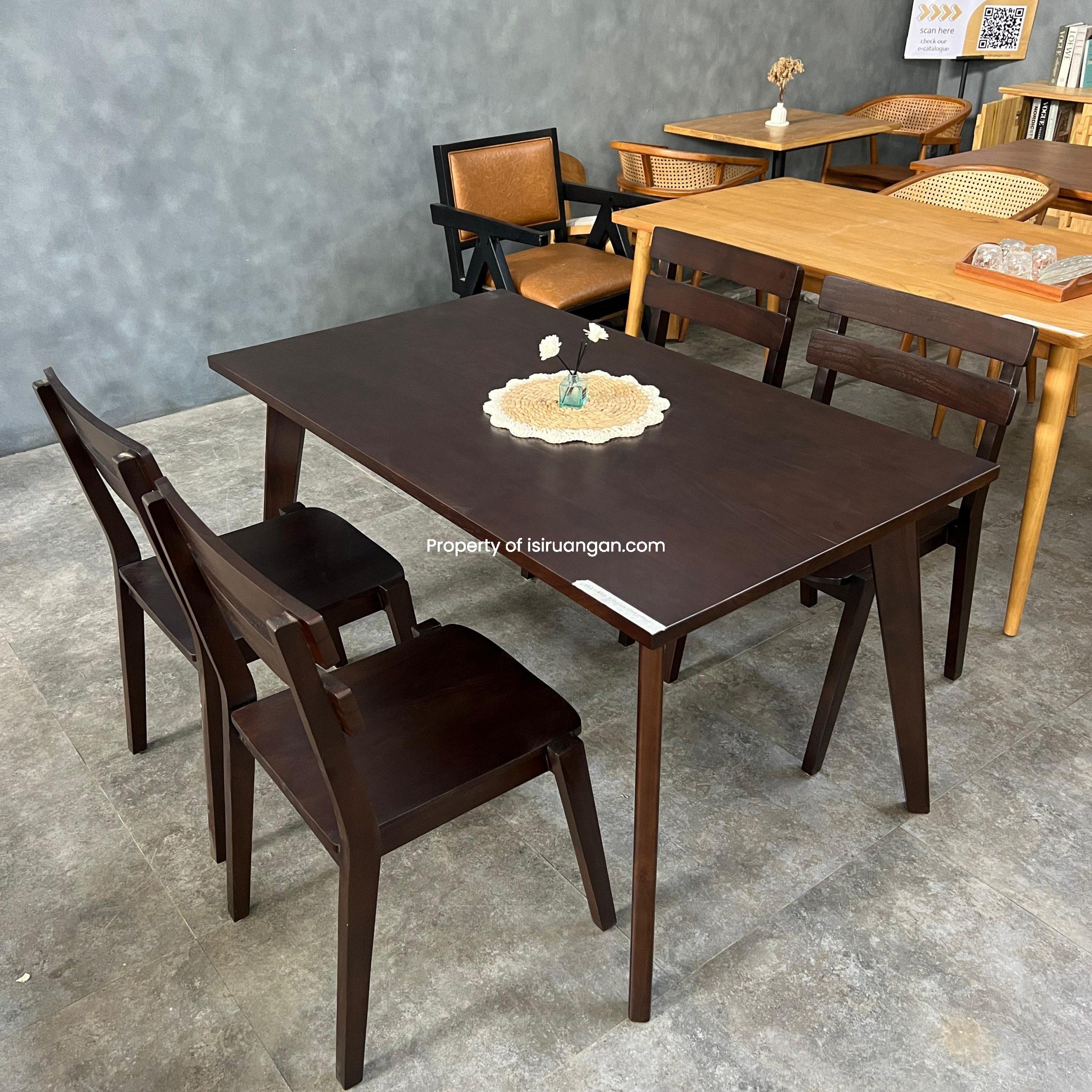 Set Meja Makan Monroe meja makan monroe