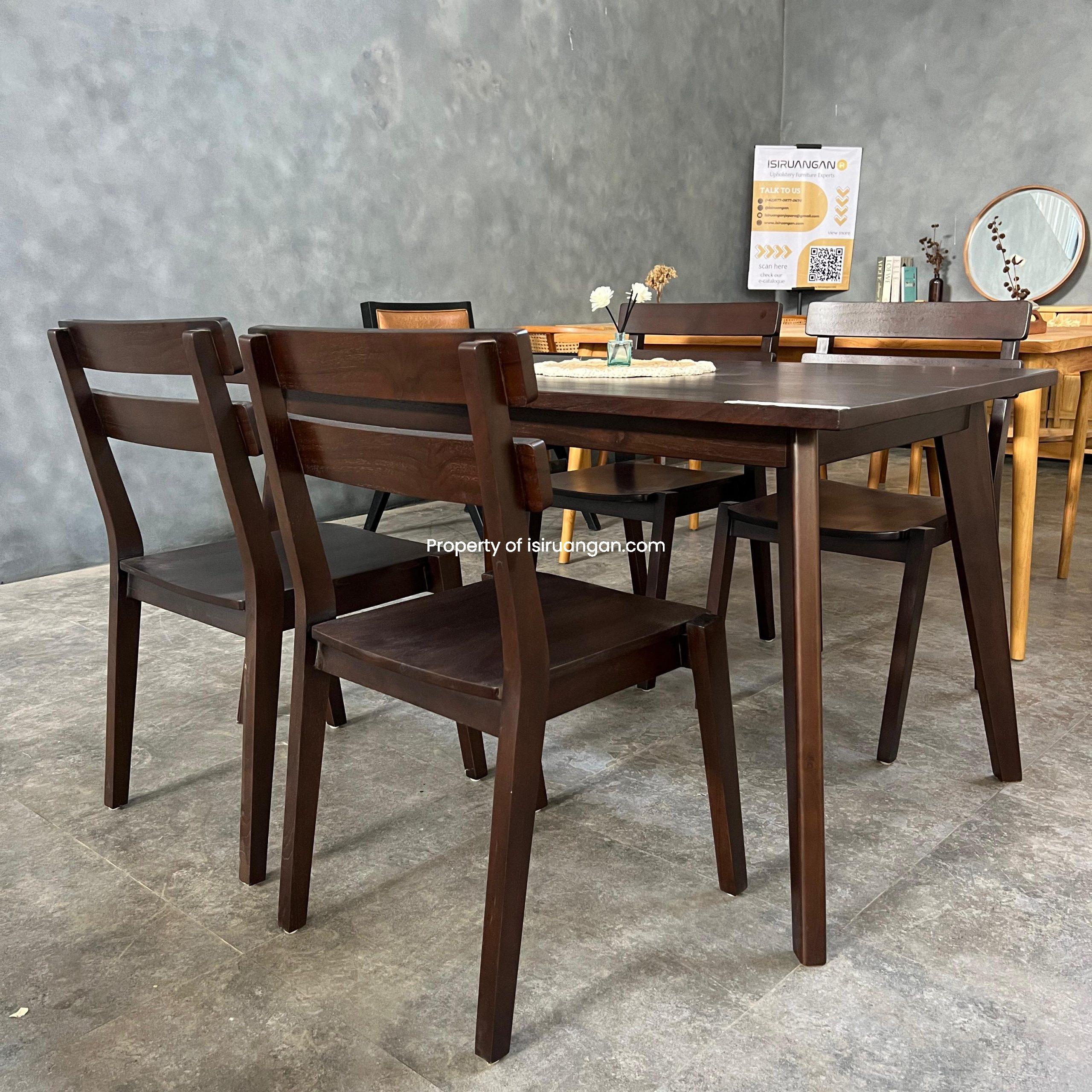 Set Meja Makan Monroe meja makan monroe