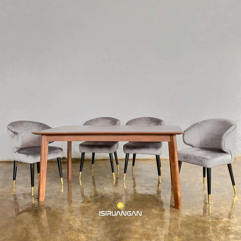 Set Meja Makan Maven Set Meja Makan Maven - Gambar 6