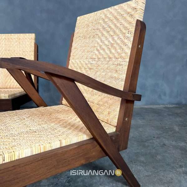 set meja tamu rotan
