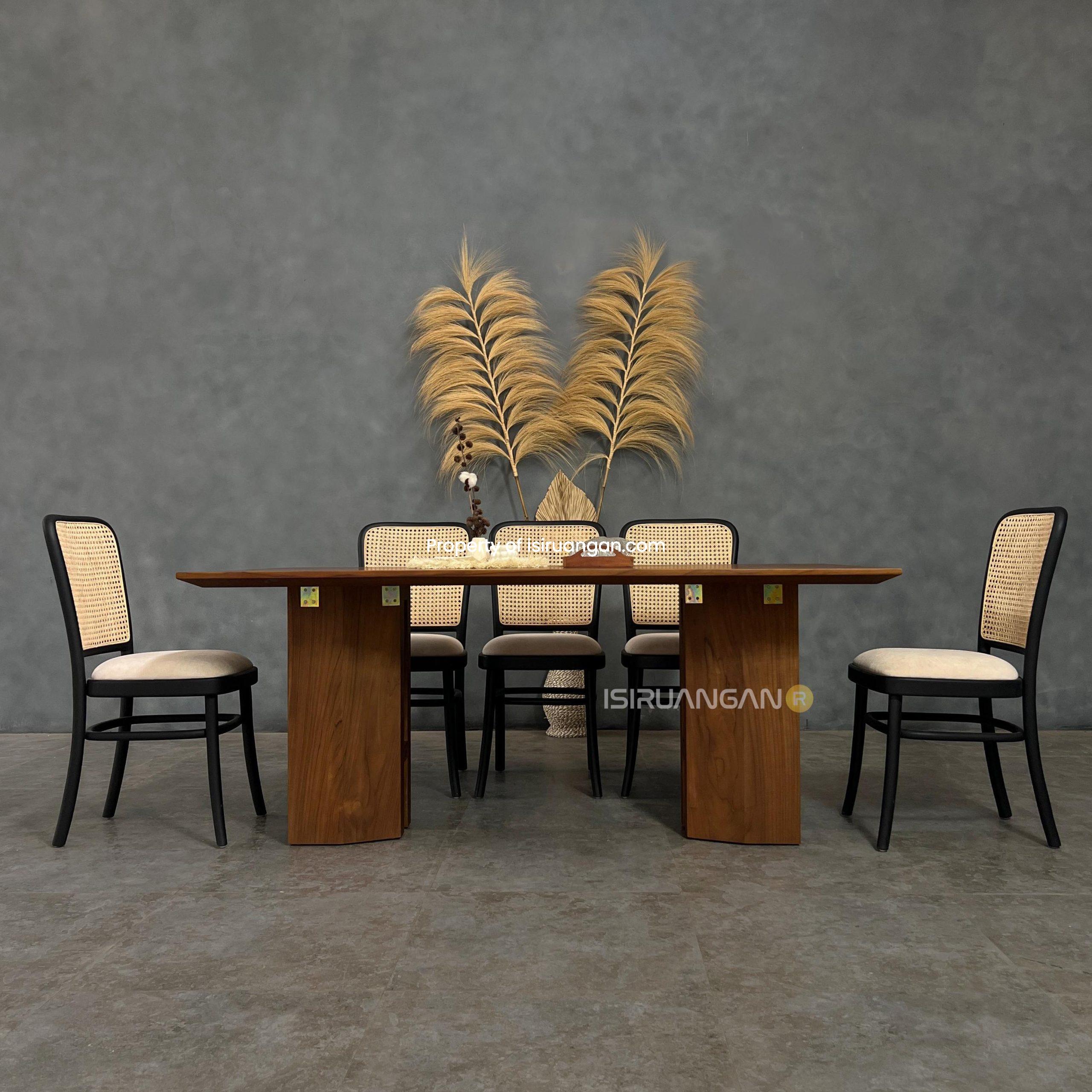 Kursi Woven meja makan minimalis zenith