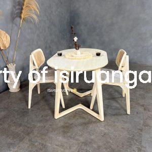 meja makan minimalis orazio oval