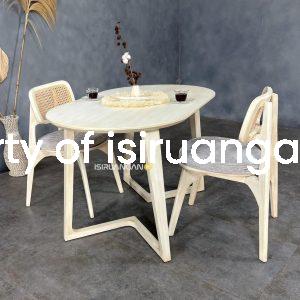 meja makan minimalis orazio oval