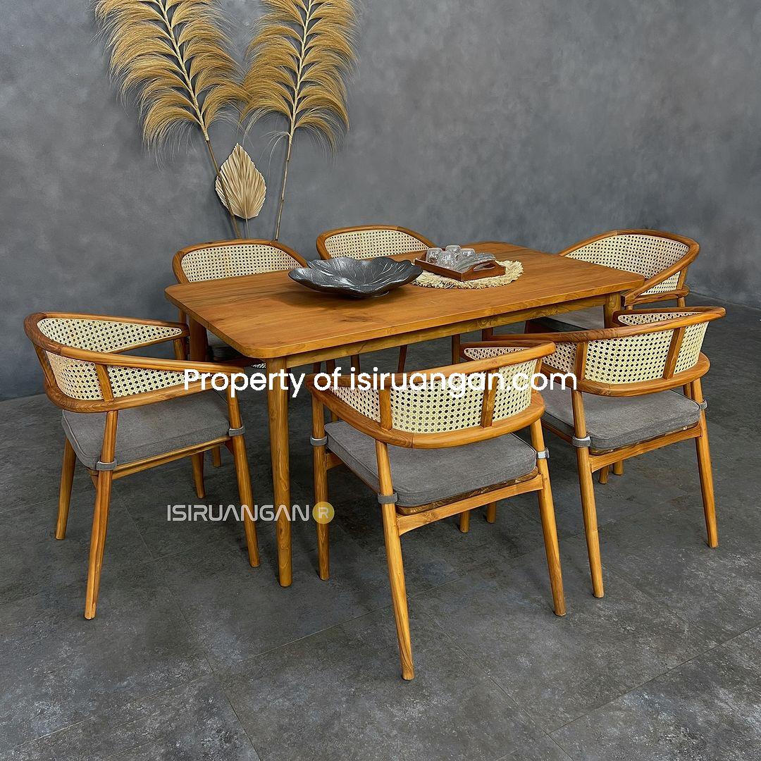 Set Meja Makan Enola Set Meja Makan Enola