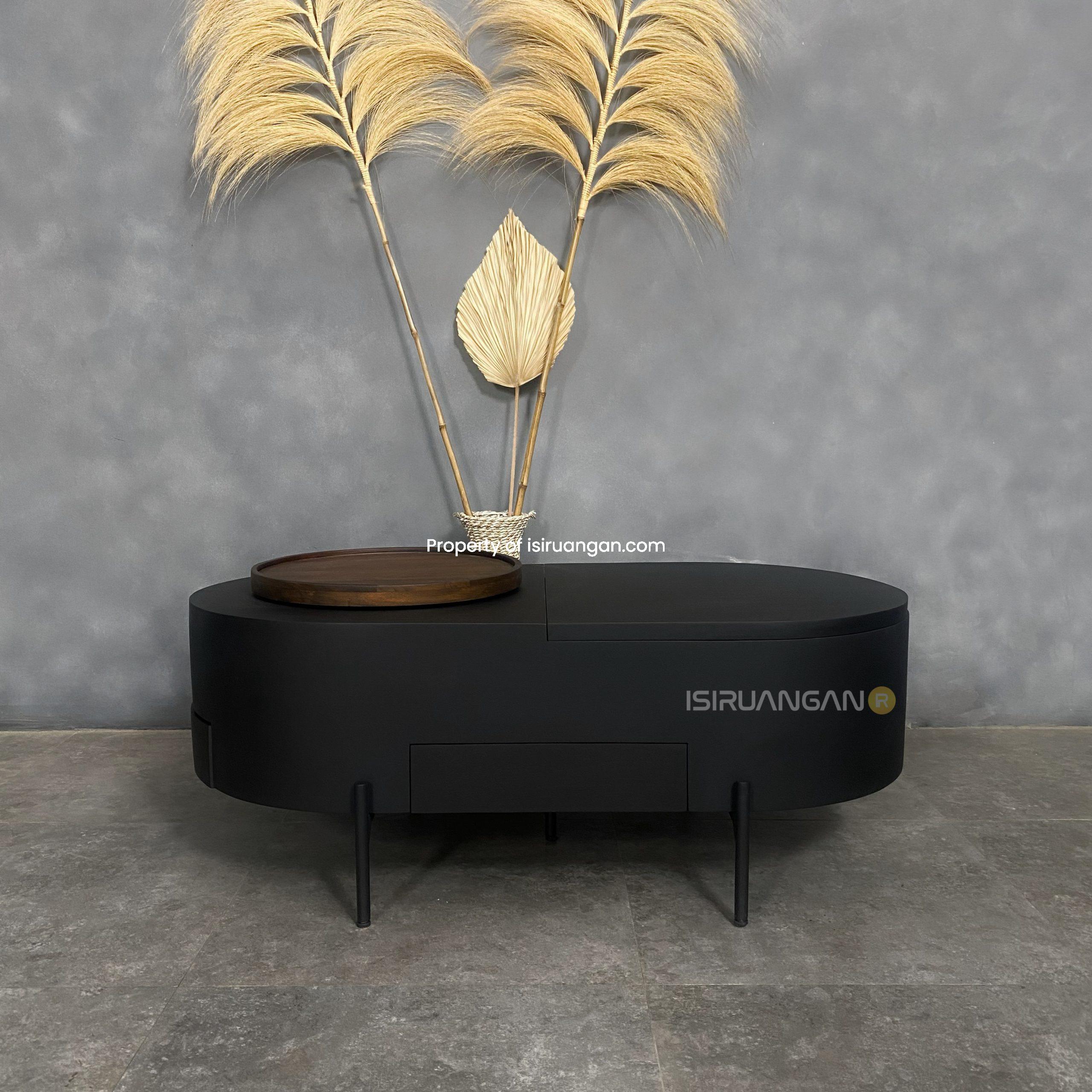 Meja Tamu unik Kayu Jati Plorvis Coffe Table Plorvis