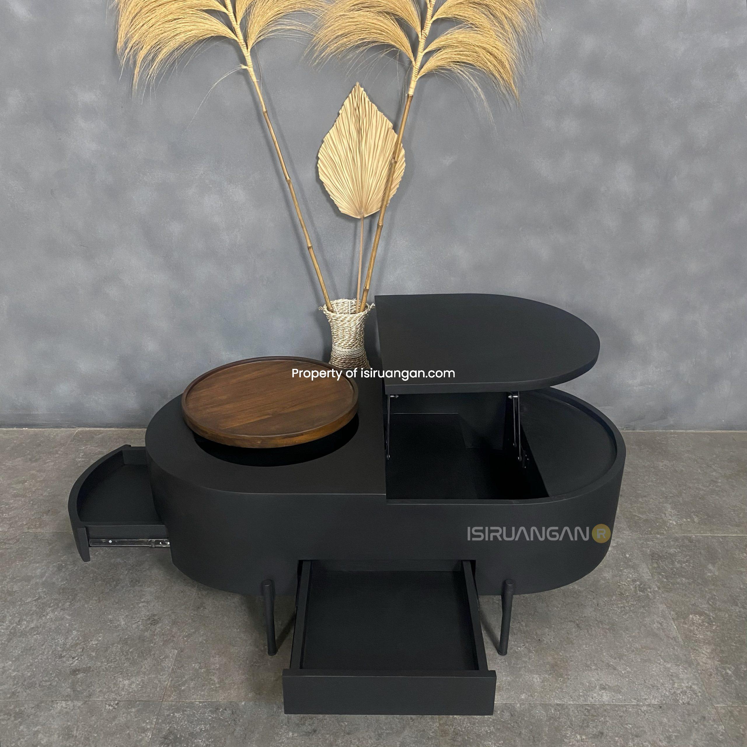 Meja Tamu unik Kayu Jati Plorvis Coffe Table Plorvis