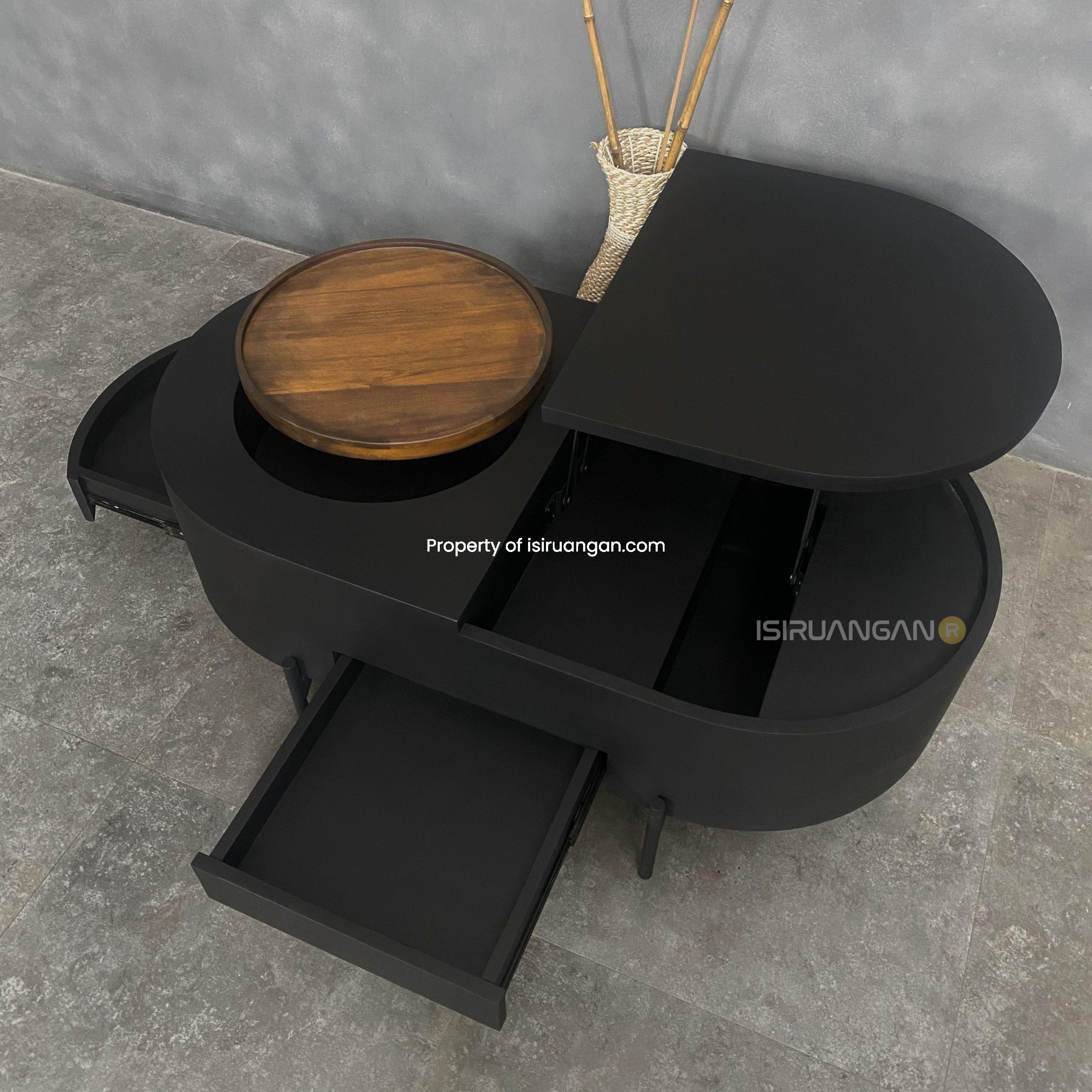 Meja Tamu unik Kayu Jati Plorvis Coffe Table Plorvis