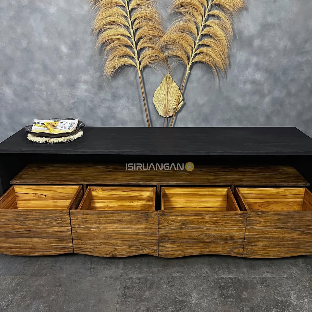 Buffet kayu Jati Gareo Buffet Gareo