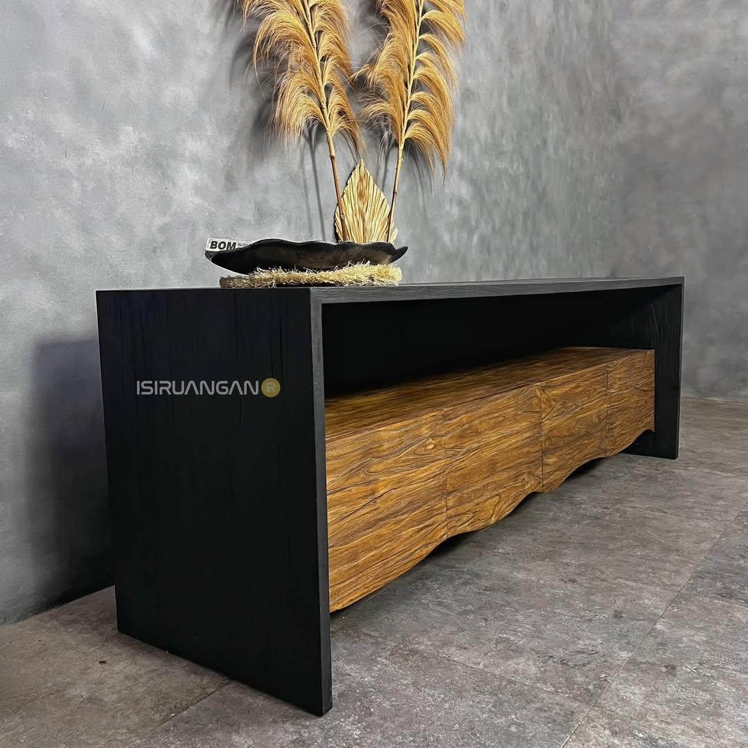 Buffet kayu Jati Gareo Buffet Gareo