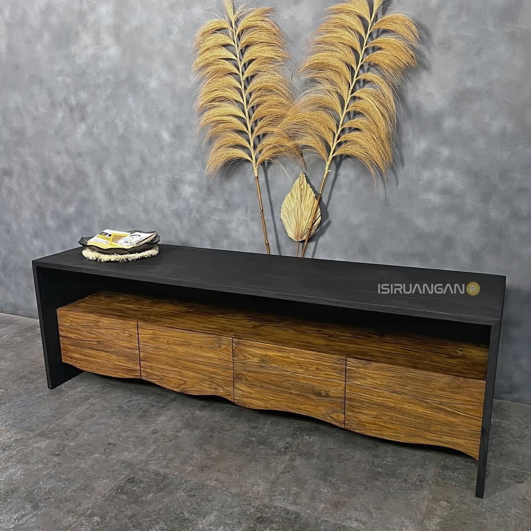 Buffet kayu Jati Gareo Buffet Gareo